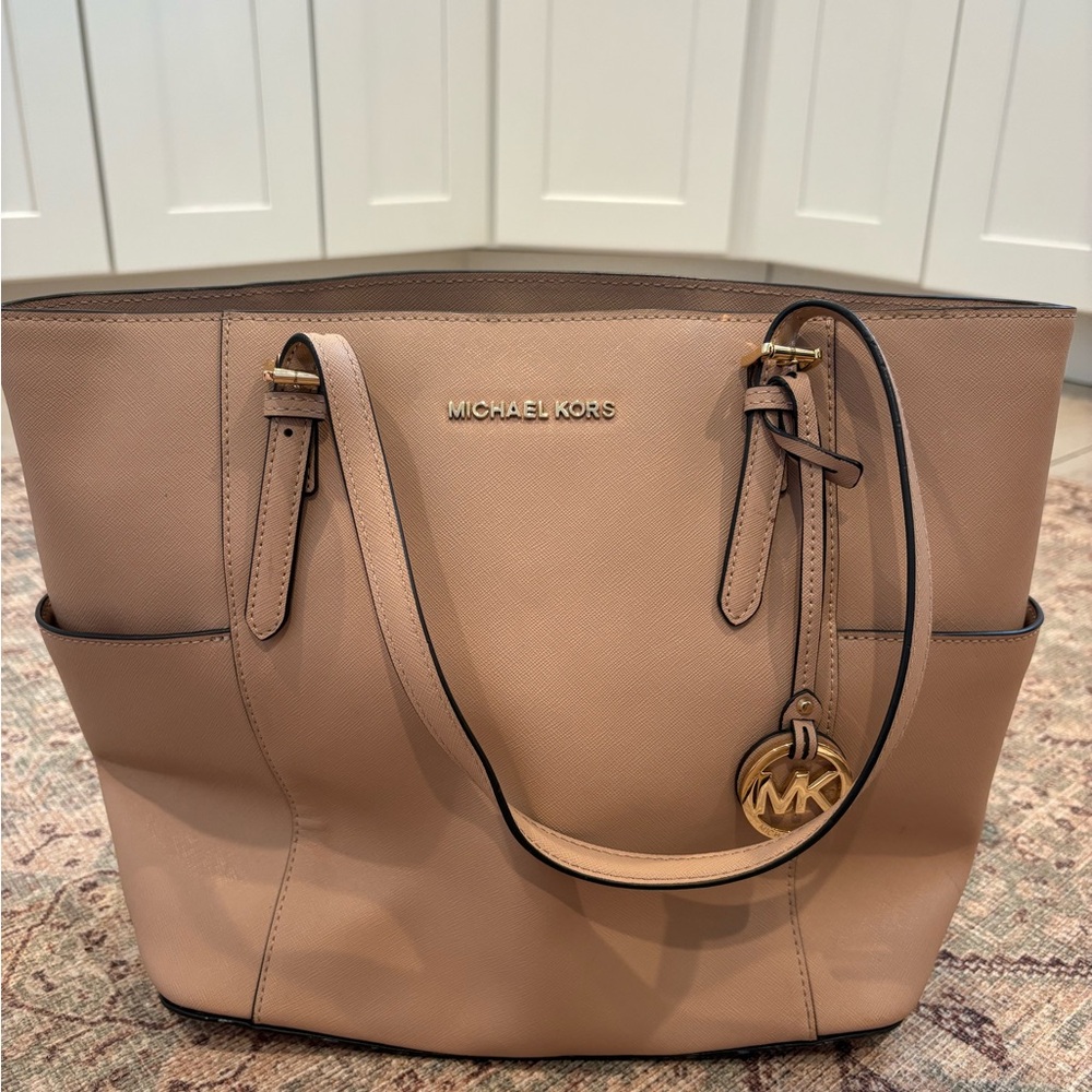 Michael Kors Beige Tote Bag